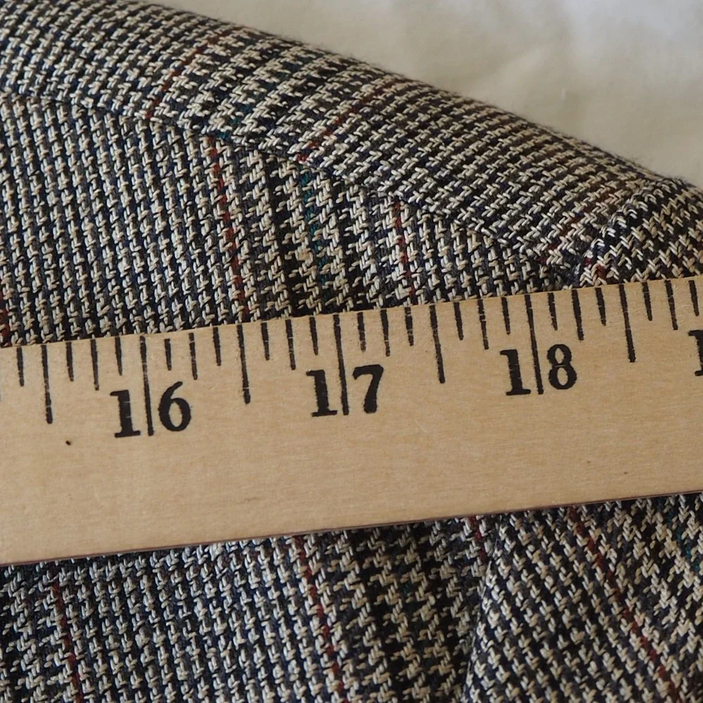 Vintage Polo University Club Ralph Lauren Glen Plaid Sports Coat 42 L* Silk Wool